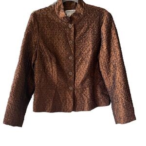 Coppery Bronze Blazer work evening Coldwater Creek
